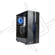 Компьютерный корпус ATX Eurocase A85 4ARGB черный без БП закаленное стекло USB 3.0