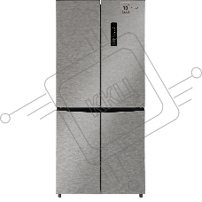 Холодильник Weissgauff WCD 450 INVERTER белый трехкамерный side-by-side 286/141л морозилка снизу Full No Frost