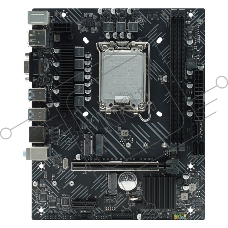 Материнская плата AFOX B760D5-MA-V4, LGA 1700, Intel B760, 2xDDR5, 3xSATA, 2xM.2, 1xPCIe 4.0 x16, 1xPCIe x1, 1xHDMI, 1xDP, 1xVGA, 1x 1Gb LAN, 4xUSB-A 3.0, 3x3.5 мм, 5.1, microATX