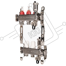 Коллектор Royal Thermo нерж. в сборе с расходомерами 1