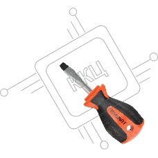 Отвертка Patriot SL6x38, CR-V,магнитная, 2-х компонентная рукоятка