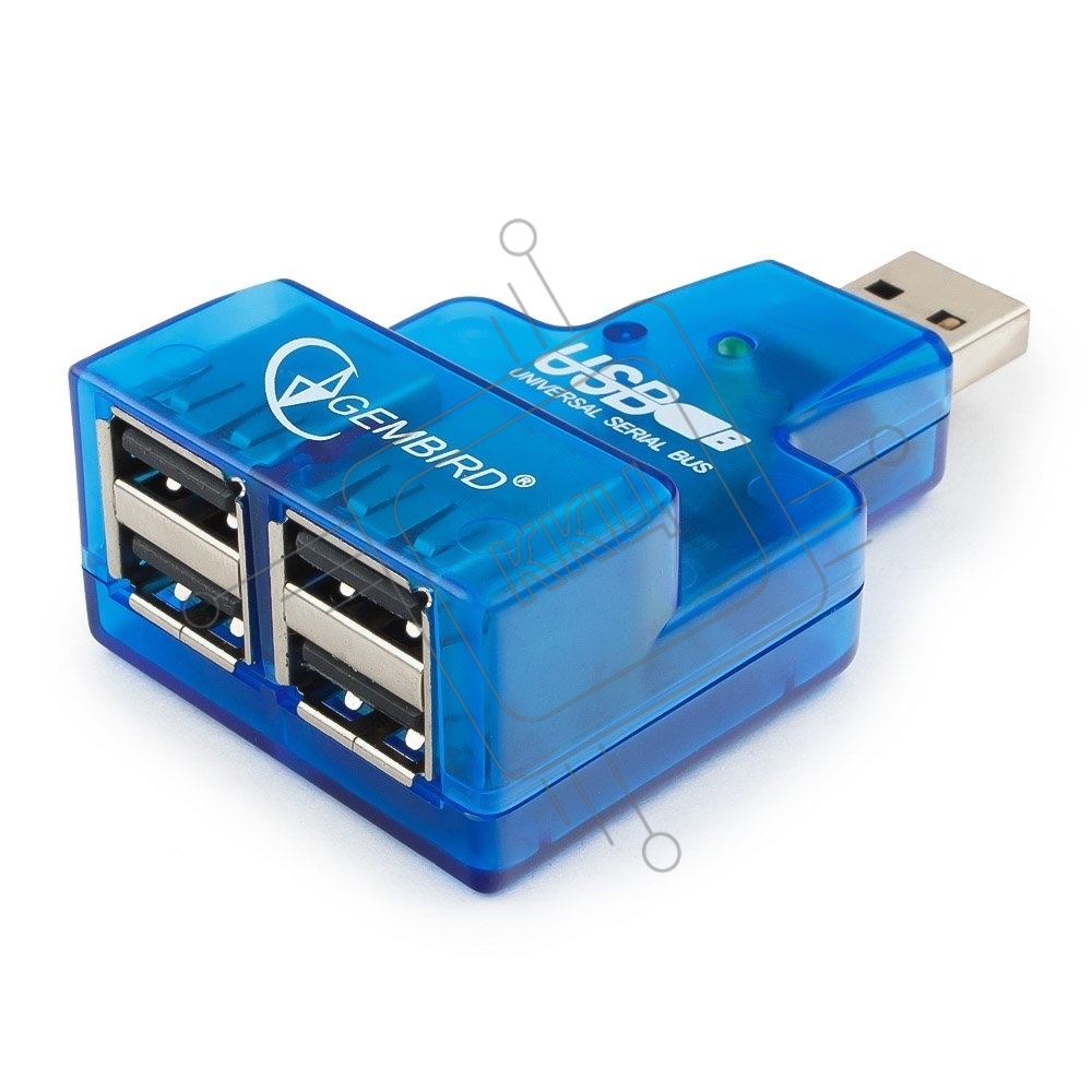 Концентратор USB Gembird HUB USB2.0 Mini 4-port UHB-CN224