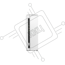 Сетевое хранилище SMB QNAP TS-133 NAS 1 HDD tray. ARM 4-core Cortex-A55 1.8GHz, ram 2 GB (max), 1x1GbE, 1xUSB 2.0 port,1xUSB 3.2 Gen 1