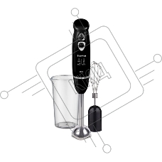 Блендер погружной Blackton Bt HB800S Black. Мощность 800 Вт, 2 скоростных режима