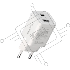 Сетевое зарядное устройство Maxvi A354PD Type-C 20W PD3.0 + USB 2.4A, белый