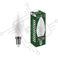 Лампа светодиодная SAFFIT SBC3707 (55030) 7 вт E14 теплый матовая свеча