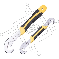 Набор универсальных самозажимных двусторонних ключей Deli DL932-2 2шт 9-22мм/23-32мм, Двухкомпонентная рукоятка