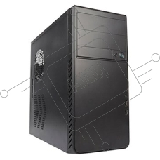 Компьютерный корпус MidiTower Powerman ES861 черный PM-450ATX 4*USB 2.0 Audio mATX