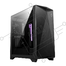 Компьютерный корпус MSI MPG GUNGNIR 300P AIRFLOW Midi Tower, EATX, 2xUSB 3.2 Gen 1, 1xUSB 3.2 Gen2 Type-C, 4x120мм PWM black Fan, 1x80мм Fan, 2x 6015 Fan, MPG PCI-E 4.0 X16 RISER CABLE, Tempered Glass Window