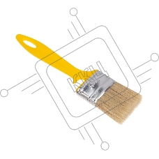 Кисть плоская Rexant 89-0313 «Эмали» 50х12 мм