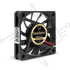 Вентилятор 12В DC ExeGate ExtraPower EP06010S2P черный 60x60x10 мм, 3000 об/мин, 24 дБ, 2 pin