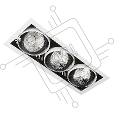 Корпус светильника T813 BK/CH 3*12W 4200K