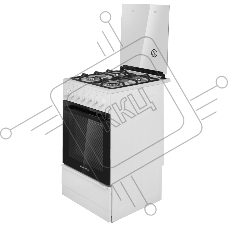 Газовая плита с электрической духовкой Maunfeld MGC50ECW02