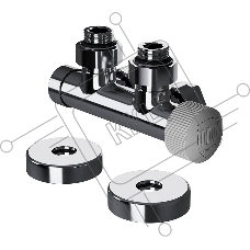 Узел нижнего подключения термостатический угловой Royal Thermo Design Pro 15мм М30х1,5 (Хром)