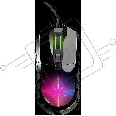 Мышь проводная Genius Scorpion M715 черный, 7200 dpi, USB, кнопки - 6