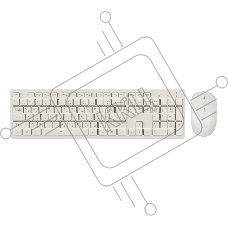 Комплект клавиатура + мышь Oklick 240M клав:белый мышь:белый USB беспроводная slim Multimedia