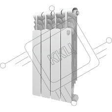 Радиатор биметаллический Royal Thermo Revolution B 500 – 4 секц.
