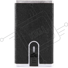 Чехол для кредитных карт Piquadro Black Square PP4825B3R/N черный натур.кожа