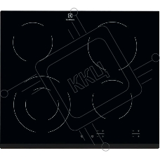 Электрическая варочная поверхность Electrolux EHF6241FOK, 4 конфорки, с зоной расширения, стеклокерамика, 6400 Вт