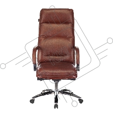 Кресло руководителя Бюрократ T-9927SL светло-коричневый Leather Eichel, кожа, крестовина металл хром Кресло руководителя Бюрократ T-9927SL светло-коричневый Leather Eichel, кожа, крестовина металл хром