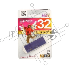 Флешка USB Silicon Power 32 Gb Blaze B05 SP032 Gb,UF3B05V1D USB 3.0 синий Флешка USB Silicon Power 32 Gb Blaze B05 SP032 Gb,UF3B05V1D USB 3.0 синий