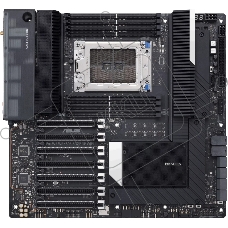 Материнская плата ASUS Pro WS WRX80E-SAGE SE WIFI II, sWRX8, AMD WRX80, 8xDDR4, 8xSATA, 3xM.2, 7xPCI-E 4.0 x16, 2xRJ-45 10Gb, 8xUSB 3.2 Gen 2, 1xUSB 3.2 Gen 2, 1xUSB 3.2 Gen 2x2, 5x3.5 мм, 7.1, E-ATX