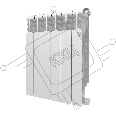 Радиатор биметаллический Royal Thermo Revolution B 500 – 6 секц. Радиатор биметаллический Royal Thermo Revolution B 500 – 6 секц.