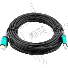 Кабель аудио-видео Cactus CS-HDMI-AOC-2.1-10 HDMI (m)/HDMI (m) 10м. позолоч.конт. черный