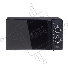 Микроволновая печь Oursson MM2009B/BL черный, 20 л, 700 Вт, переключатели - кнопки