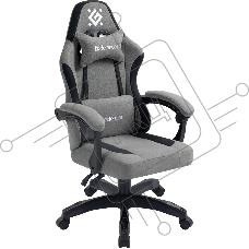 Кресло игровое Defender Lumen на колесиках, ткань, серый/черный Кресло игровое Defender Lumen на колесиках, ткань, серый/черный