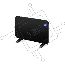 Конвектор Neoclima AURA-2000B черный, 2000 Вт, 25 м2, электронный термостат, Wi-Fi