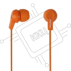 Внутриканальные наушники Smartbuy JAZZ, оранжевые, 3 пары силиконовых вставок (SBE-730)/60