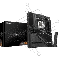 Материнская плата Gigabyte B850 AORUS STEALTH, AM5, AMD B850, 4xDDR5, 2xSATA, 4xM.2, 1xPCIe 5.0 x16, 1xPCIe 4.0 x16, 1xHDMI, 1x5Gb LAN, Wi-Fi 7, Bluetooth 5.4, 1xUSB-C 10Gbps, 2xUSB-A 10Gbps, 4xUSB-A 5Gbps, 4xUSB-A 2.0, 3x3.5 мм + S/PDIF оптический, 7.1, ATX