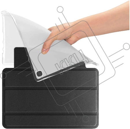 Чехол BoraSCO для Huawei MatePad T10s Tablet Case Lite искусственная кожа черный (40231)