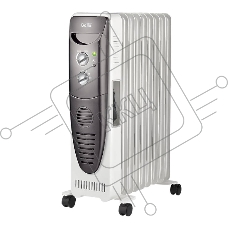 Масляный обогреватель Ballu Turbo BOH/TB- 09FH 2000 (9 секций) белый, 2000 Вт, 28 м2, термостат