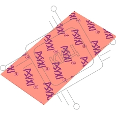 Термопрокладка PSYXI PSP05, 40x80x1 мм, 13.8 Вт/(м·К)