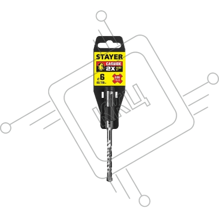 Бур STAYER SDS-plus 6 x 110 мм, Professional 2930-110-06_z02