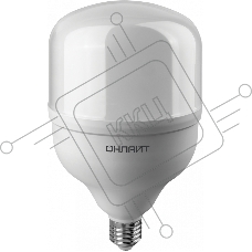 Лампа светодиодная ОНЛАЙТ 82904 OLL-T125-50-230-840-E27Е40 высокомощная 50 Вт 4000К нейтр. белый E27/E40 3500 лм 176-264В