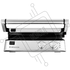 Электрический гриль-пресс BRAYER BR2007, 2000 Вт, съём.пласт 29*23 см, рег.расст,макс.темпер 240 С