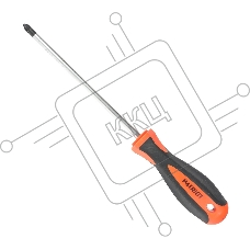 Отвертка Patriot PH2x150, CR-V,магнитная, 2-х компонентная рукоятка