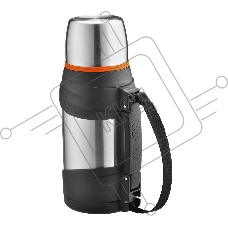 Термос LARA LR04-60 1,3 л, нержавеющая сталь, пищевой нейлон, пластмасса, силикон