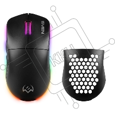 Мышь беспроводная SVEN RX-G980W черная (6+1кл. 50-26000 DPI, ПО, RGB-подсветка, игров. упак)
