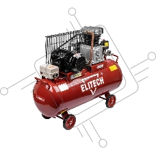 Компрессор поршневой Elitech КПР 100/550/3.0 масляный 550л/мин 100л 3000Вт красный