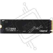 Накопитель SSD Kingston KC3000, 4Tb, PCIe 4.0 x4, M.2 2280, NVMe, R/W 7000/7000, с радиатором