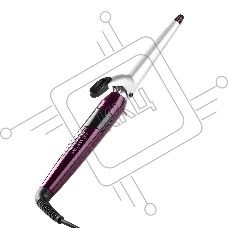 Стайлер Galaxy Line GL 4630, violet dreams, 45 Вт, двойное напряжение 110-240 В ~, керамико-кератиновое покрытие, регулировка температуры от 120 до 200°С, LED-дисплей, диаметр нагревательного элемента 13 мм-25 мм, термоизолированный наконечник