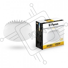 Лампа светодиодная Feron LB-454 (25834) 15 вт GX53 теплый таблетка