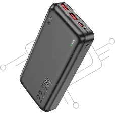 Мобильный аккумулятор Hoco J101A Astute 20000mAh 22.5W 3A черный (82496)