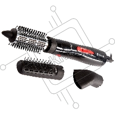 Фен-щетка DELTA DL-0432R черный с розовым