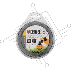 Леска для триммера Denzel двухкомпонентная звезда, 3,0мм х 15м, блистер EXTRA CORD