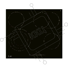 Варочная поверхность Lex EVH 642D BL черный